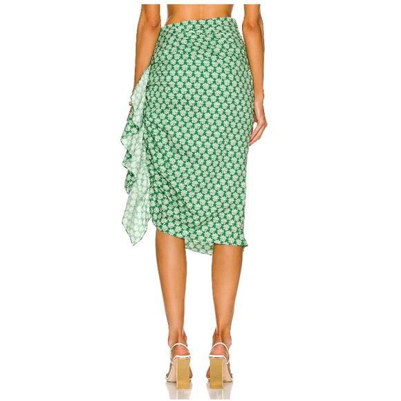 NWT RHODE Felicity Skirt Loves Me Not Emerald Size 2 - Picture 4 of 11